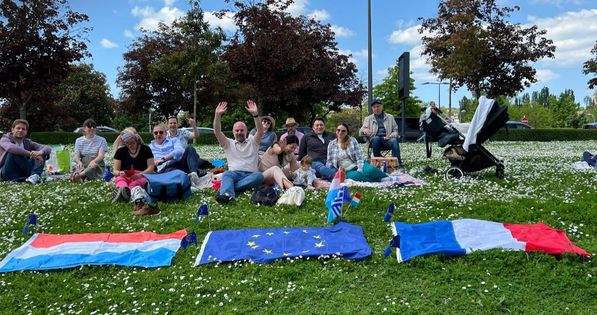 La Communauté des Français du Luxembourg CFL fête l'Europe