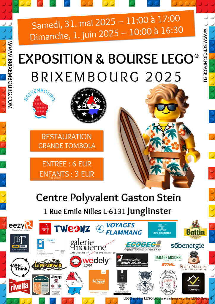 Expo et Bourse de LEGO au Luxembourg : BRIXEMBOURG​