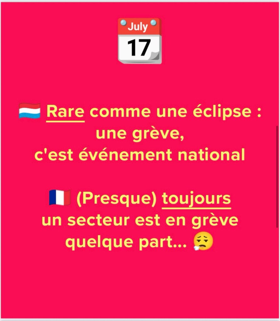 Une Française au Luxembourg : la GRÈVE (une série comique par l’agence E-conique)
