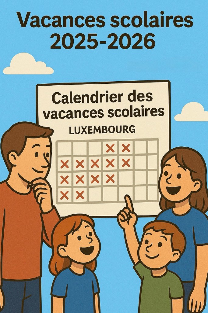 Vacances 2025-2026 au Luxembourg