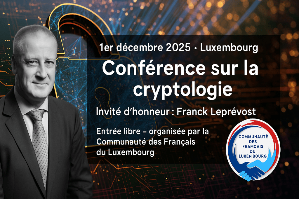 Conférence sur le thème de la cryptologie avec Franck LEPRÉVOST.