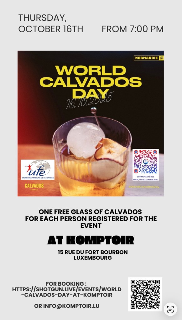 Le World Calvados Day s’invite à Luxembourg