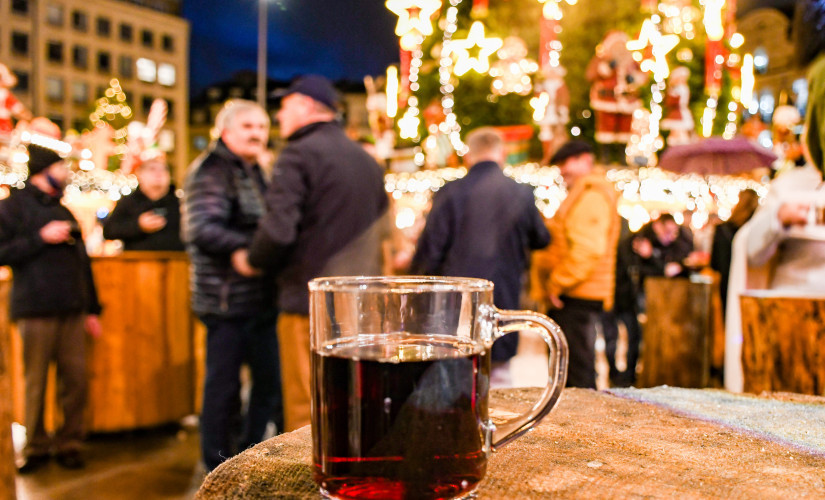 vin chaud marché de Noël luxembourg