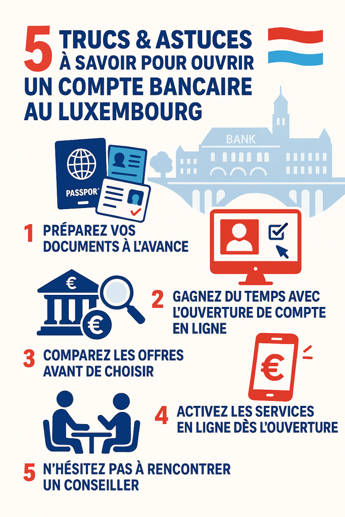 ouvrir un compte bancaire au Luxembourg