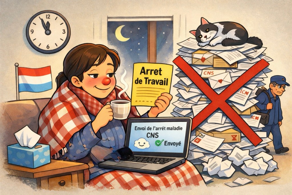 Arrêts maladie numériques à la CNS : simplification et rapidité au Luxembourg 🏥🩺🧑‍⚕️👩‍⚕️🩻📑