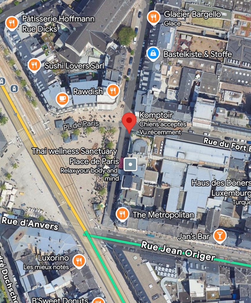 Plan Komptoir Luxembourg