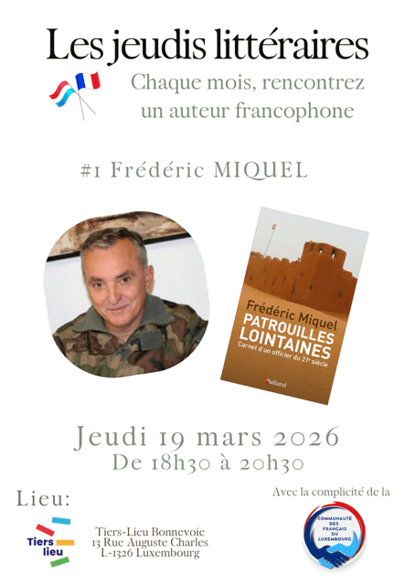 Les jeudis littéraires à Luxembourg ​