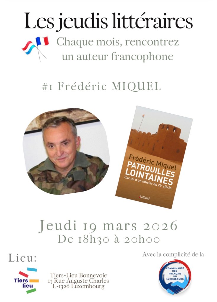 📚 Les Jeudis littéraires à Luxembourg Bonnevoie