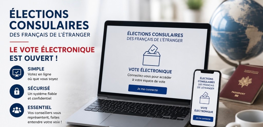 Élections consulaires 2026 / Ouverture du vote électronique pour les Français de l’étranger