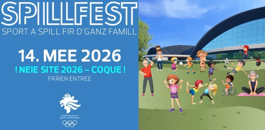 Spillfest 2026 : la grande fête du sport et de la famille revient au Luxembourg