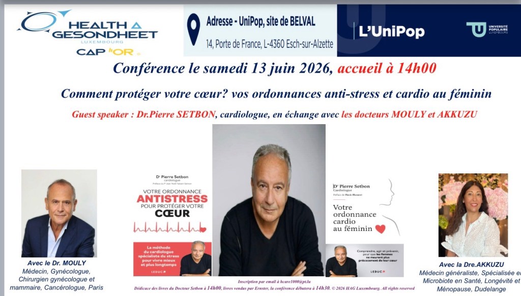 Santé et prévention au Luxembourg avec Pierre Setbon